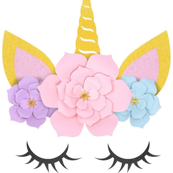 Unicorn paper wall decal - Picture 1 of 4